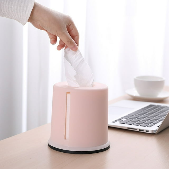 Organizador de escritorio | Portaherramientas y porta toallas de papel desmontable | Organizador multiusos para oficina y hogar | Colores gris y rosa