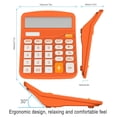 thumbnail image 2 of Calculator, Helect Standard Function Desktop Calculator (Orange) - H1001A, 2 of 7