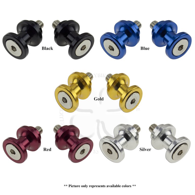 CNC Aluminum Swing Arm Spools Sliders – Green – Fits Kawasaki 250R ZX-6R Z750 ZZR600