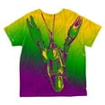 thumbnail image 2 of The Queen of Mardi Gras Youth T Shirt Purple YXL, 2 of 2