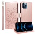 thumbnail image 2 of Funda Cartera GANGXUN con Diseño de Perrito en Relieve para iPhone 12 Pro Max , Protección 360° con Ranuras y Correa Desmontable, 2 of 6