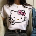 thumbnail image 1 of Camiseta de Manga Y2k de Anime japonés Hello Kitty para mujer, novedad de 2024, 1 of 5