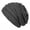 Grey, variant on Unisex Winter Hat Headwear Brimless Elastic Baggy Hat Thick Knit Windproof Keep Warm Ear Outdoor School Ski Beanie Hat 1Pc