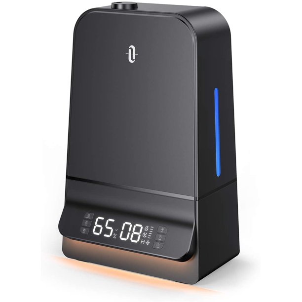 Taotronics Humidifiers 6l Cool Mist Humidifier With Humidistat Led Display 26db Whisper Quiet Wide Opening Humidifier For Large Bedroom Black Tt Ah044 Walmart Com Walmart Com
