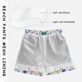 thumbnail image 3 of FORMRS Boys Swim Trunks Quick Dry Mesh Liner Boardshorts Sizes XS-XL, Colorful Cartoon Graphic, 3 of 7
