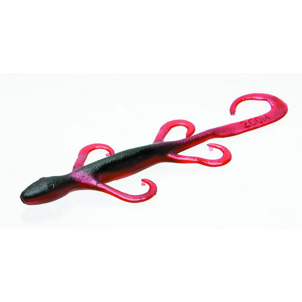 Zoom Lizard Fishing Bait, Red Shad, 6”, 9pack, Soft Baits Walmart