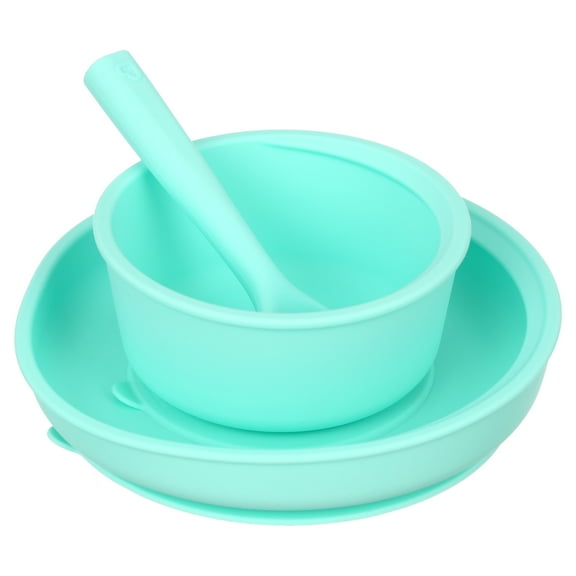 Munchkin® C'est Silicone!™ Infant Self Feeding Set, Mint, Unisex