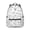 Basketball and Hoop, variant on Basketball and Hoop White Pattern Backpack for School, Cute School Bag with Adjustable Shoulder Straps and Padded Back, 15.3"x11"x7.1"