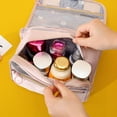 thumbnail image 3 of Cute Fashion Cartoon Wash Pouch Makeup Organizer Toiletry Bag Travel Cosmetic Pouch Makeup Case Make Up Bag Storage Bag Teddy Bear Cosmetic Bag BLUE, 3 of 8