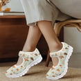 thumbnail image 2 of Psesaysky Women's Single Buckle Casual Shoes Mushroom Pattern Cozy Durable Walking Sneakers for Girls Size 5.5-10, 2 of 7