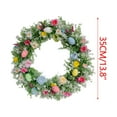 thumbnail image 3 of Harpi Spring Wreaths for Front Door Clearance, Greenery Summer Wreath, Easter Wreaths Easter Elements Decorations Door Hanging Easter Wreaths, 3 of 9