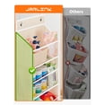 thumbnail image 2 of JARLINK 2 Pack Toy Stuffed Animal Storage, Over The Door Organizer W/Clear View Windows, 44lb Load, Baby Toy Storage Organizer for Nursery, Kid Bedroom, Newborn Baby Essentials (Beige), 2 of 9