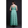 thumbnail image 4 of Bimba Animal Ladies Printed Resort Maxi DrawstringDressSpaghetti Strap Beach Wear-X-Small, 4 of 6