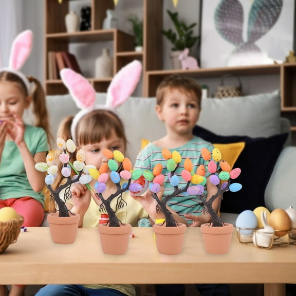 kkbbma Easter under $5 Easter Egg Tree for Easter Decorations, Easter Centerpiece Table Decorations, Decorative Tree for Home Party