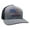 Gray Heather, Black Mesh, variant on American Duck Flag Trucker Mesh Snapback Hat- Gray Heather, Black Mesh