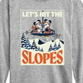 thumbnail image 3 of Disney - Let's Hit The Slopes - Toddler & Youth Long Sleeve Graphic T-Shirt, 3 of 5