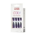 thumbnail image 6 of KISS Salon Color Halloween Fake Nails, Purple, Extra Long Length, Stiletto Shape, 'Carnival Bash', 31 Ct., 6 of 8