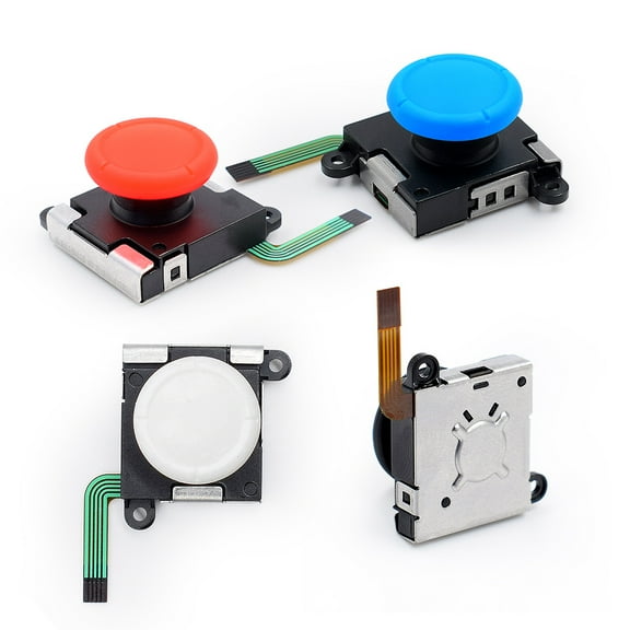 Replacement Analog Joystick for Nintendo Switch & Switch Lite Joy-Con Controllers (1 Pair) - 3D Repair Parts to Fix Drift
