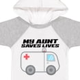 thumbnail image 4 of Inktastic My Aunt Saves Lives Ambulance Boys or Girls Baby Bodysuit, 4 of 5