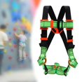 thumbnail image 1 of Arneses de escalada en roca más anchos, protección de seguridad, accesorios de cuerpo completo, cinturones para montañismo, actividades de aventura, e Negro Cola Arnés de escalada en roca, 1 of 8