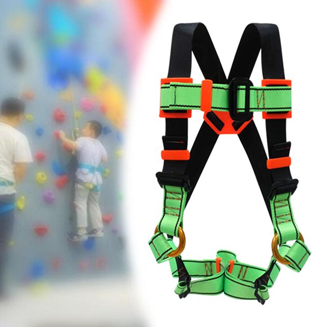 Arneses de escalada en roca más anchos, protección de seguridad, accesorios de cuerpo completo, cinturones para montañismo, actividades de aventura, e Negro Cola Arnés de escalada en roca