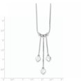 thumbnail image 2 of 925 Sterling Silver Heart Dangles Necklace Pendentif Pendentif Amour Multiple, 2 of 6