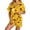 Z3-Yellow, variant on MuXiKeJi Clothes Women's Halloween Pajama Set Cute Ghost Pumpkin Print Milk Silk Brushed Button down Pjs Lounge Sleepwear Halloween Pajamas Women Satin,Women Christmas pjs