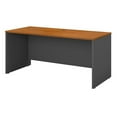 thumbnail image 1 of Scranton & Co 60" Transitional Engineered Wood Credenza Shell in Cherry/Gray, 1 of 5