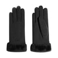 thumbnail image 1 of Qarigey Elegantes manoplas con dedos completos añaden un toque de sofisticación al conjunto de invierno Guantes para mujer con pantalla guantes y mitones, 1 of 6
