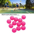 thumbnail image 3 of Ball Set, 12PCS 74mm 40 Holes Outdoor  PE High Elasticity  High Balanced Pickle Balls for All Style  Paddles, 3 of 7