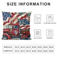 thumbnail image 5 of YINGXI Truck Stripes Throw Pillow Covers, Cushion Case for Sofa Couch 12x12in, 5 of 5