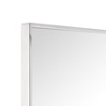 thumbnail image 4 of TEHOME Chrome Bathroom Vanity Mirror with Squared Corners, 20x28'' Silver Rectangle Stainless Steel Metal Framed Mirror for Bathroom, 4 of 7