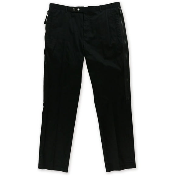 I-N-C Pantalon Milan Casual Homme, Noir, 34W x 32L