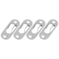 thumbnail image 4 of NOBRAND Silver Metal Keyhole For Photo Frame For Convenient Mounting Fixture Wall Hanging 40 Pcs, 4 of 7