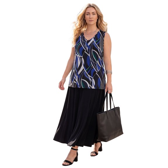 Catherines Women's Plus Size Anywear V-Neck Tank