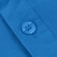 thumbnail image 5 of Polo Shirts for Children Short Sleeve Collared Shirt Loose Fit 2 Buttons Golf Tshirts Casual Versatile Summer Top for Unisex Dark Blue 120, 5 of 6