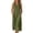 Army Green, variant on Loose Dresses for Women Summer Sleeveless Hooded V-Neck Midi Dress Button Front Casual Comfortable Everyday Dress with Pockets (Brown,S)