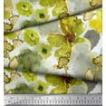 thumbnail image 2 of Soimoi Georgette Viscose Fabric Rose Watercolor Printed Craft Fabric by the Yard 42 Inch Wide, 2 of 3