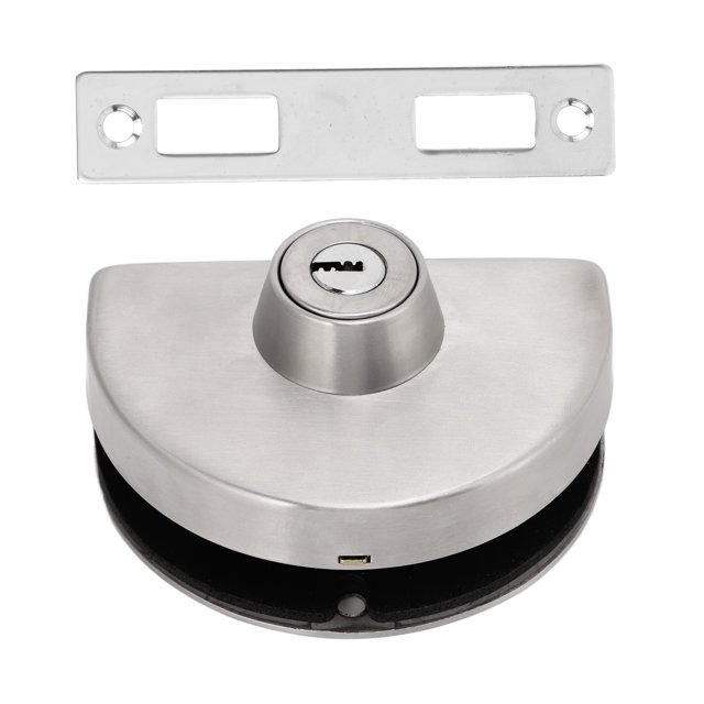 Cerradura De Vitrina, Cerradura De Puerta Corrediza De Vidrio Semicircular, Robustez Para Oficina, Hogar, Cocina