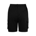 thumbnail image 5 of adviicd Bermuda Cargo Shorts for Women Knee Length 6 Pockets Elastic Waist Long Shorts for Summer Casual Black, S, 5 of 5
