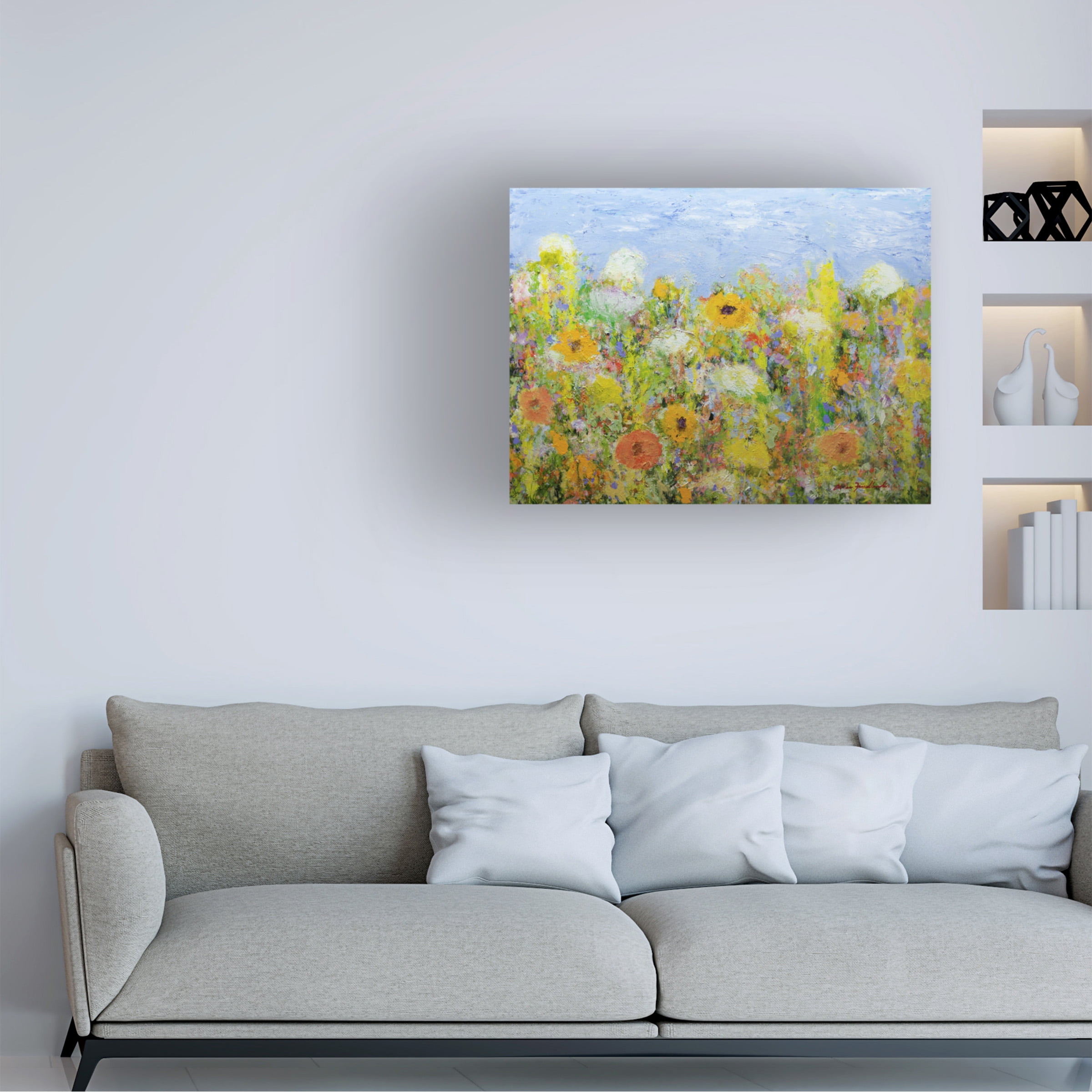 Allan Friedlander 'Dandelion Dust' Canvas Art
