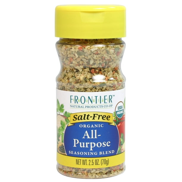 Frontier Organic SaltFree AllPurpose Seasoning Blend, 2.5 Oz