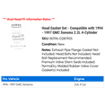thumbnail image 2 of Head Gasket Set - Compatible with 1994 - 1997 GMC Sonoma 2.2L 4-Cylinder 1995 1996, 2 of 2