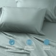 thumbnail image 6 of WelHome 100% Cotton Sheet Set, King Size Bed Sheets, Wrinkle-Resistant 600 Thread Count Bedding Set - Ultra Soft Hotel-Quality Luxury Deep Pocket Sateen Sheets, Ocean, 6 of 8