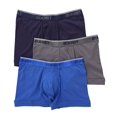 thumbnail image 1 of 2(X)IST Boxeurs en Coton Extensible pour Hommes Lot de 3, Éclipse/plomb/bleu Éblouissant, Grand US, 1 of 4
