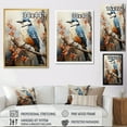 thumbnail image 5 of Designart "Ethereal Neutrals Depict Spiritual Avians I" Animals Bird Picture Framed Wall Art Living Room, 5 of 5