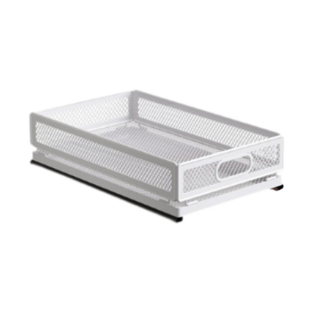 Organizador de gabinete extraíble Soledad Estante debajo del fregadero acero al carbono 40cmx24cmx10cm