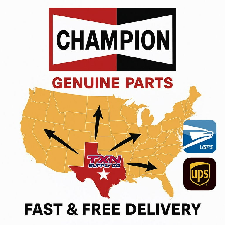 Champion Iridium 9407 Spark Plug Carton of 4 - RER8ZWYCB4