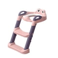 thumbnail image 1 of Asiento para orinal Asiento de inodoro de entrenamiento para ir al baño con taburete de escalera Asa de escalera Asiento de entrenamiento de inodoro plegable Pedal de 2 niveles Altura ajustable para n Irfora Asiento para orinal, 1 of 7