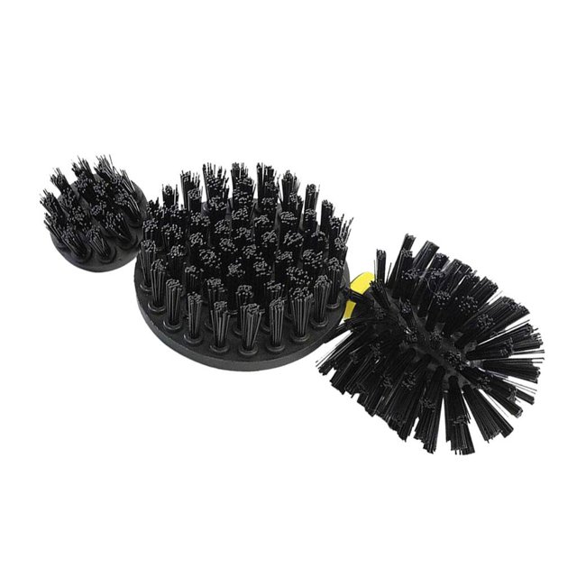 Juego de cepillos de fregado para taladrar 3 Pcs Cepillos De Limpieza De Taladro Para Limpiar Bañeras Pisos Porcelanas Fanmusic Juego de cepillos de fregado para taladrar
